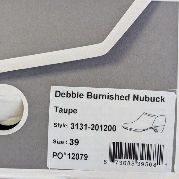 Dansko Debbie Burnished Ankle Boots, Taupe, Women's 39 EU (US 8.5-9) - Picture 7 of 7